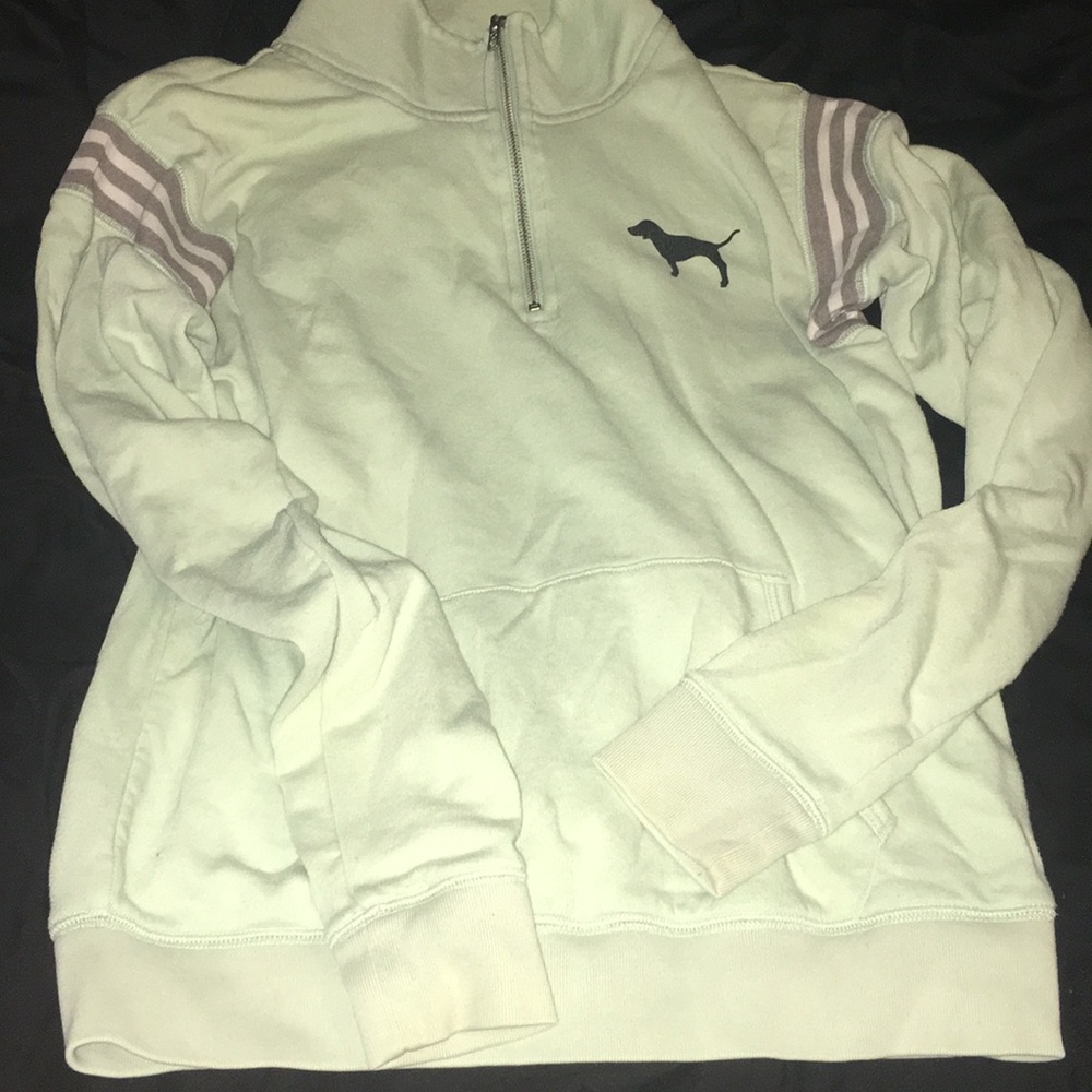 PINK pale green sweatshirt